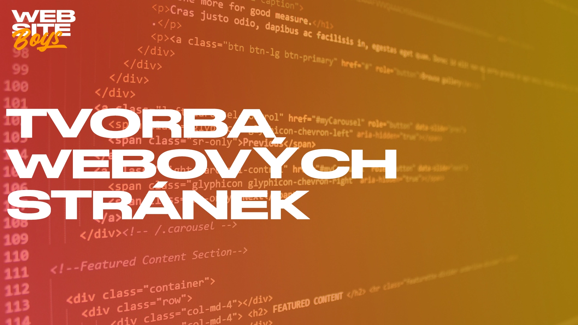 Tvorba webových stránek