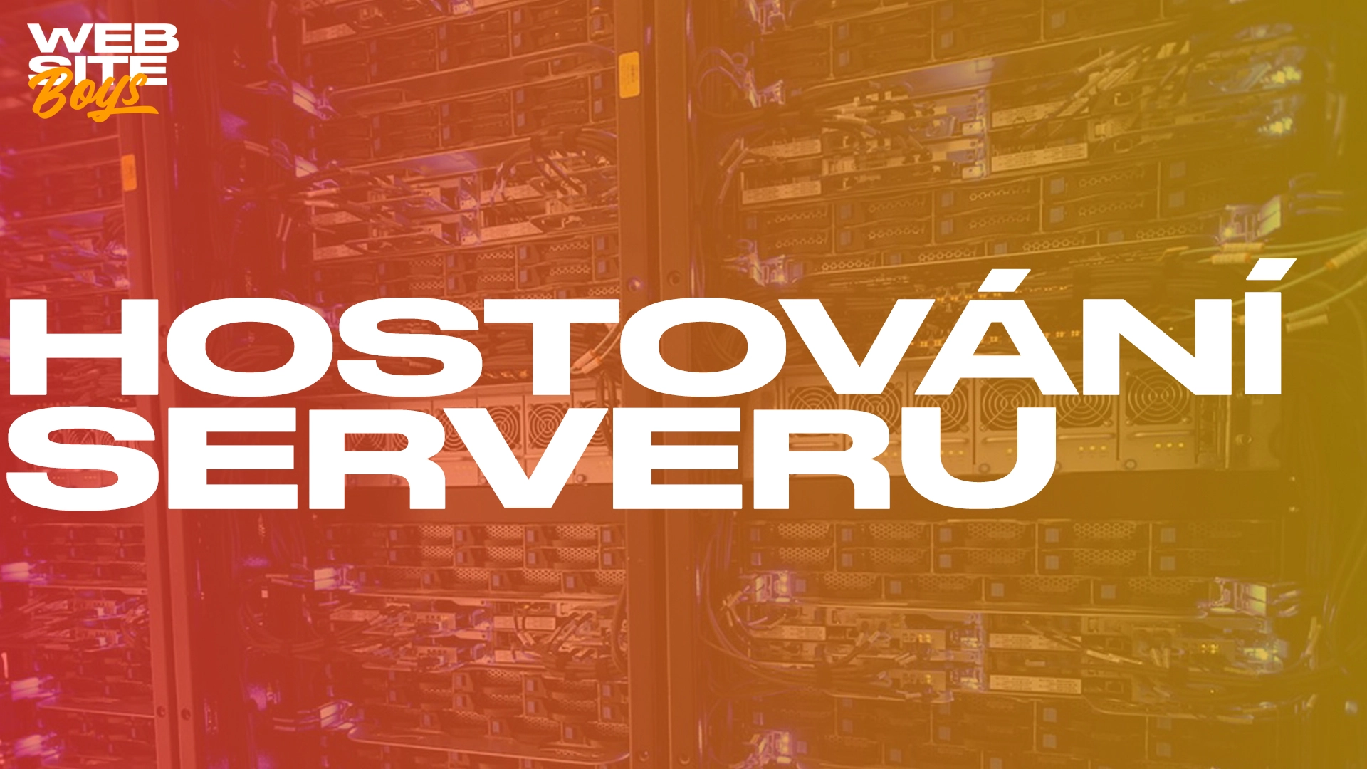 Hosting webů a serverů
